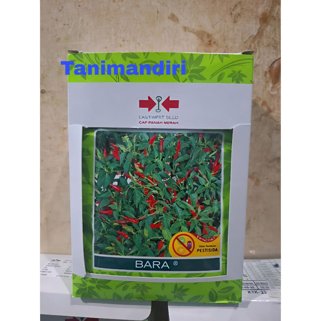 1 kotak / 15 Bungkus Benih Cabe Rawit Bara isi 3200 butir