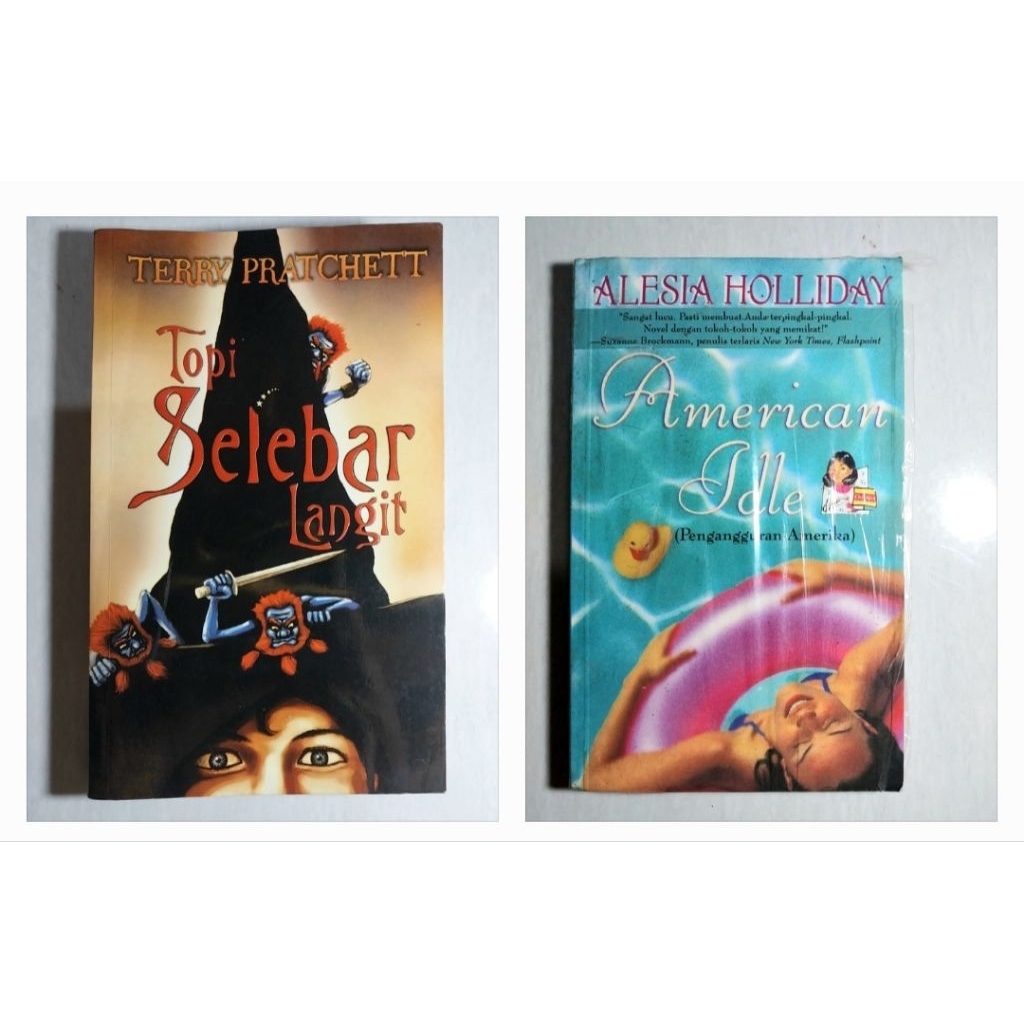 Novel Murah Pengangguran Amerika - American Idle- & Topi Selebar Langit