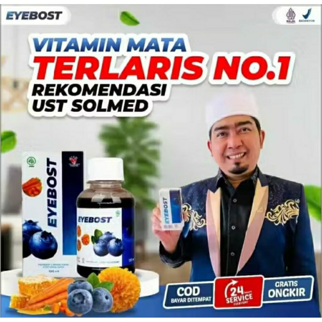 madu eyebost 160 ml eyebost mengatasi mata merah katarak minus eyebost asli original