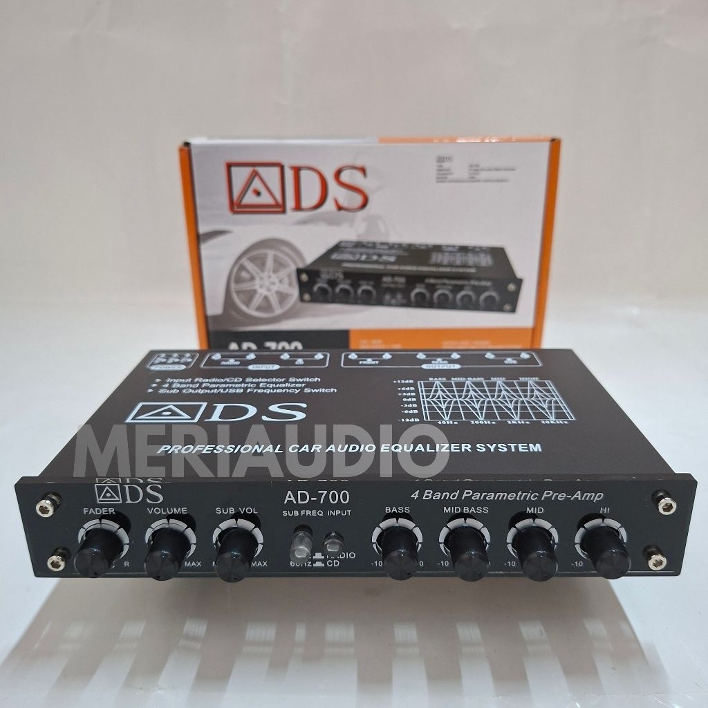 Pream Parametrik ADS AD 700 4BAND Parametrik Pream ADS AD 700