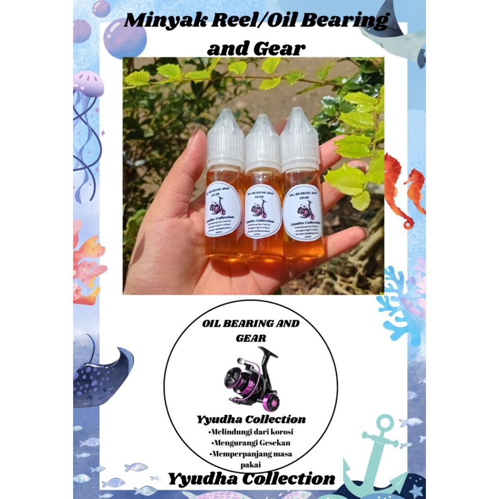 Minyak Reel Oil Bearing And Gear 15ml/Pelumas Reel Pancing Siap Pakai