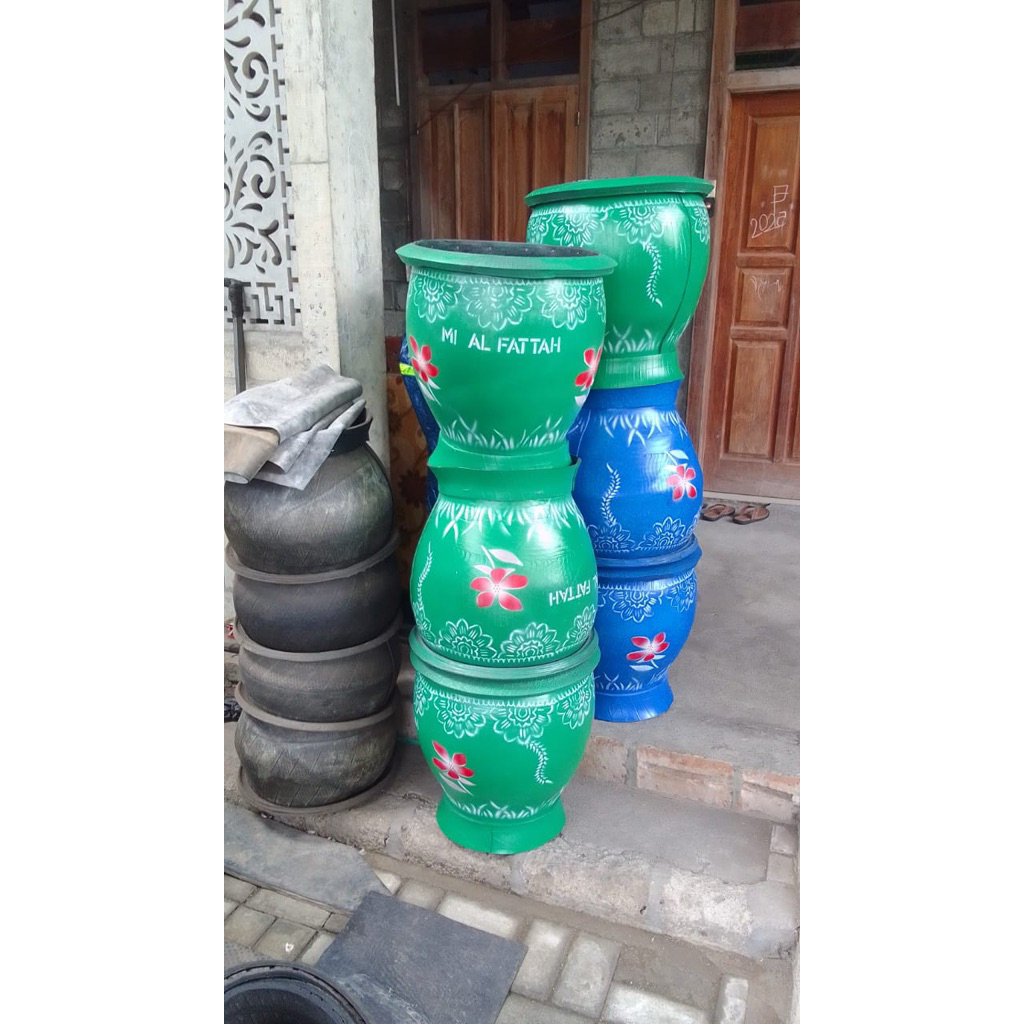 (BISA COD) Bak Sampah Karet Ban Tempat Sampah Karet Ban Tong Sampah Karet Ban Berkualitas