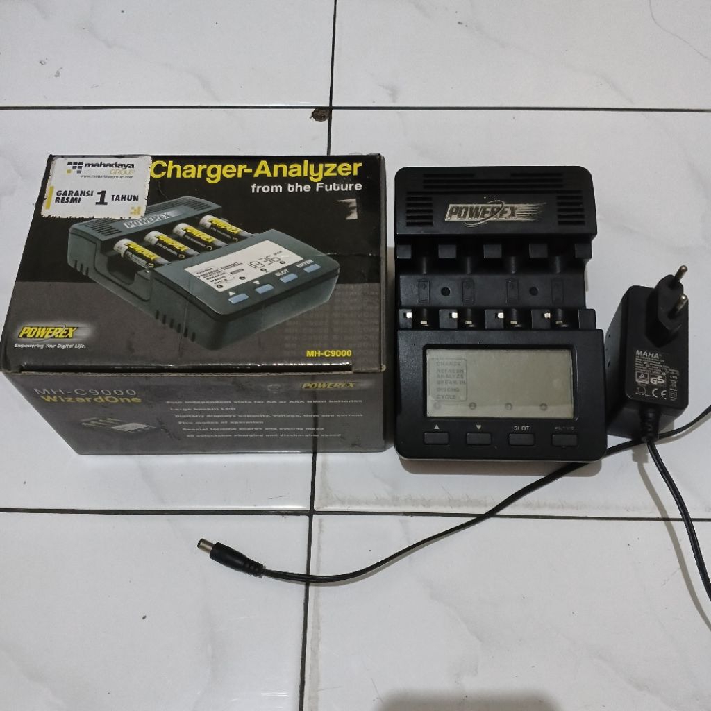 charger powerex mh c9000 bekas, nominus, masih segel . charger powerex . charger tamiya . powerex mh