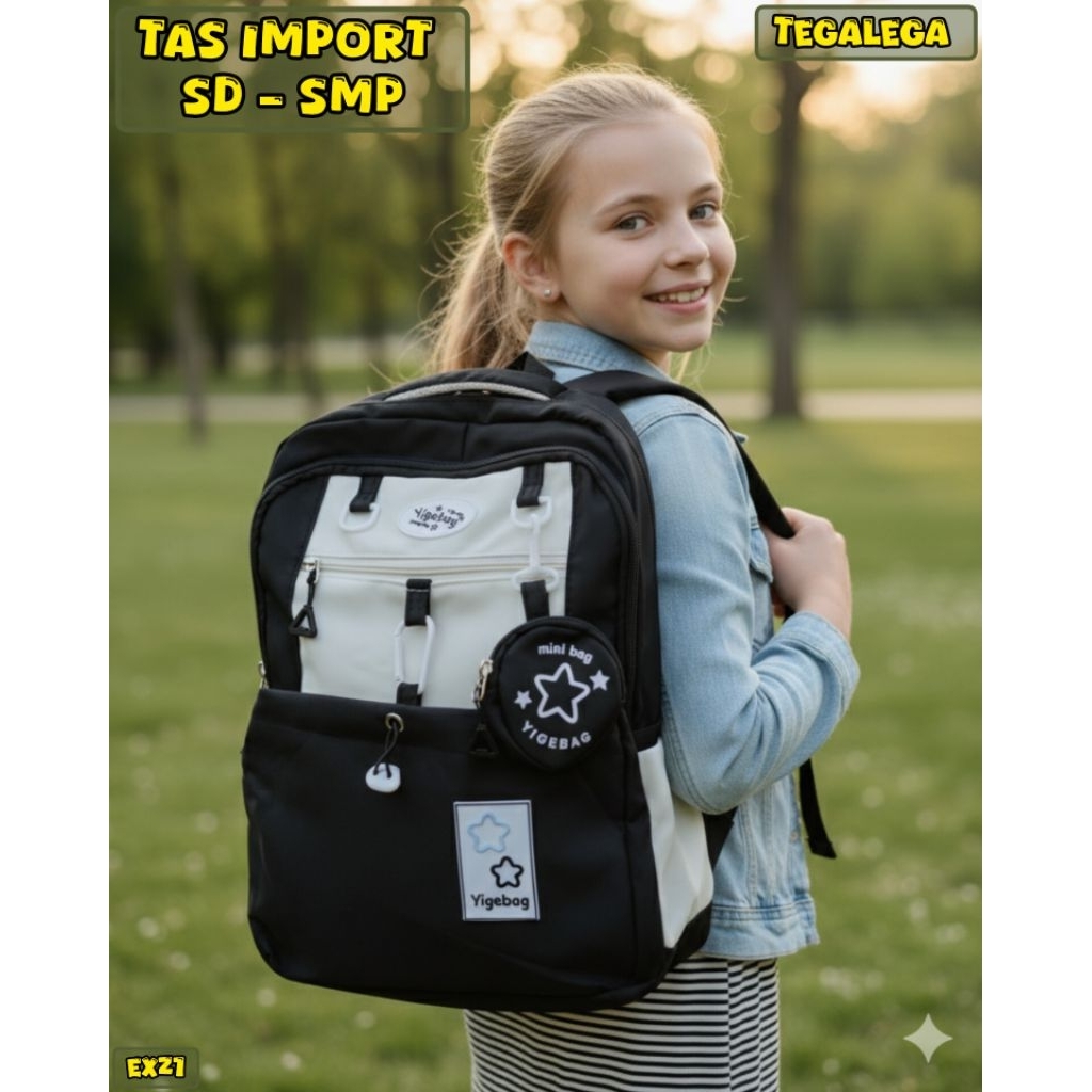 Kyorinz - Tas Sekolah Anak cewek Tas Ransel Sekolah Import Anak cewek Tas Sekolah