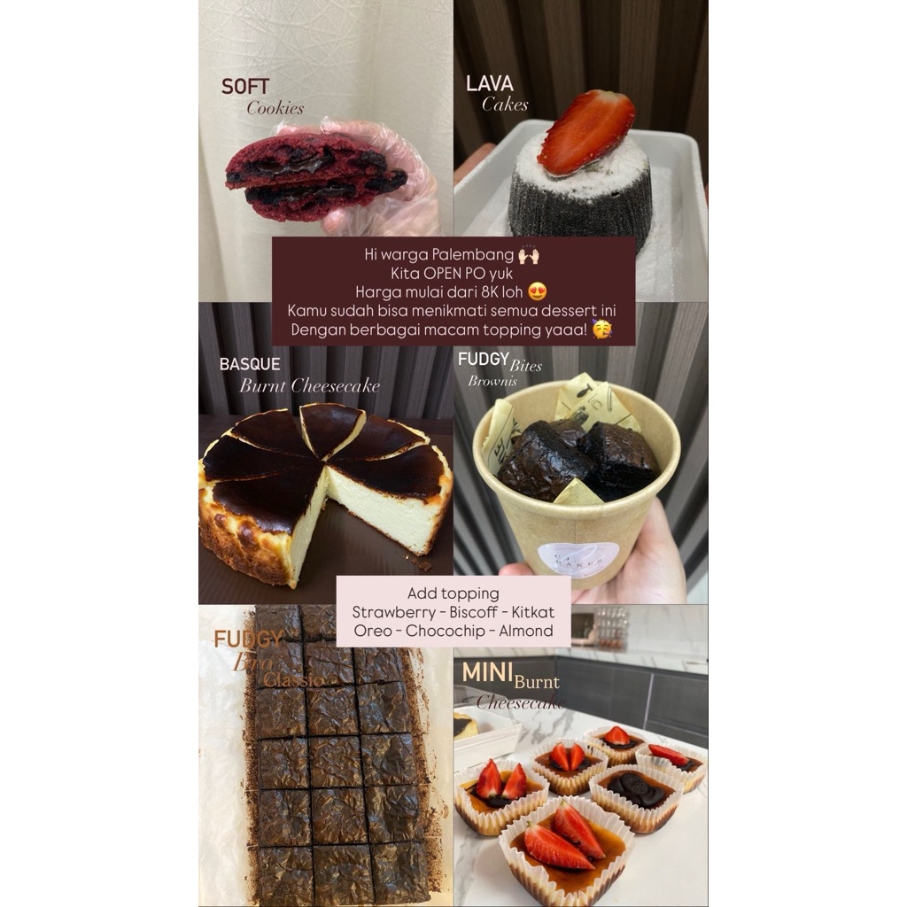 Mini Burnt Cheesecake