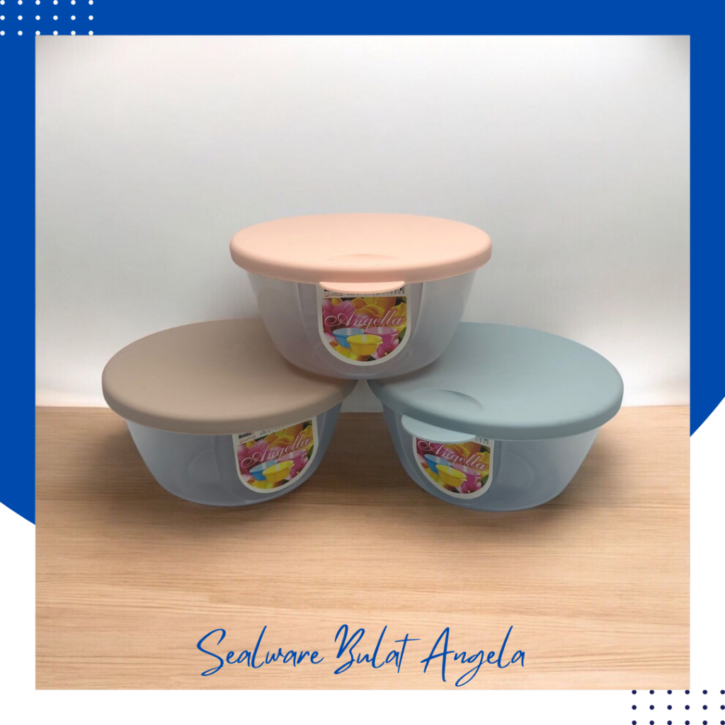 Sealware Bulat Angela 620ml (M) Hommy 1009 – Wadah Serbaguna, Praktis & Kedap Udara!