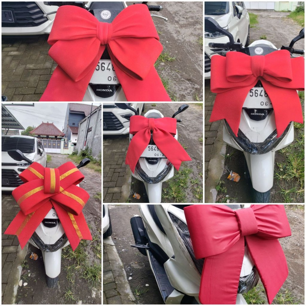 Pita Besar Hadiah Motor Busa&Spon, Sepeda, Mainan Mobil Anak, Doorprize, Souvenir doorgift,pita kado