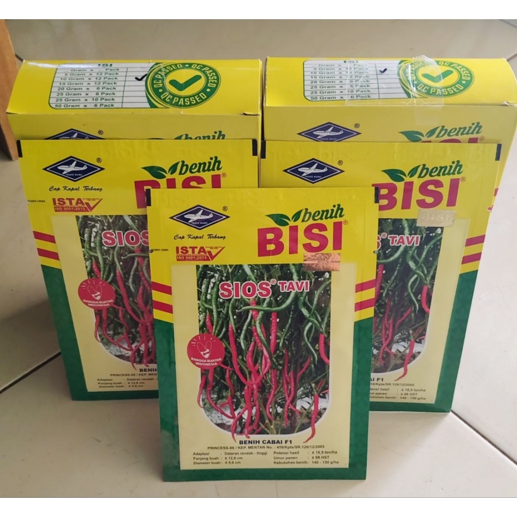Benih Cabe Keriting F1 SIOS TAVI 10 gram