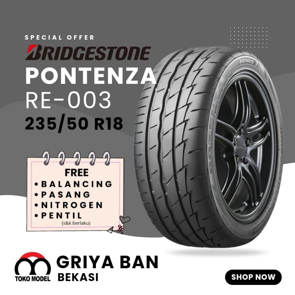 Bridgestone Potenza RE-003 235/50 R18