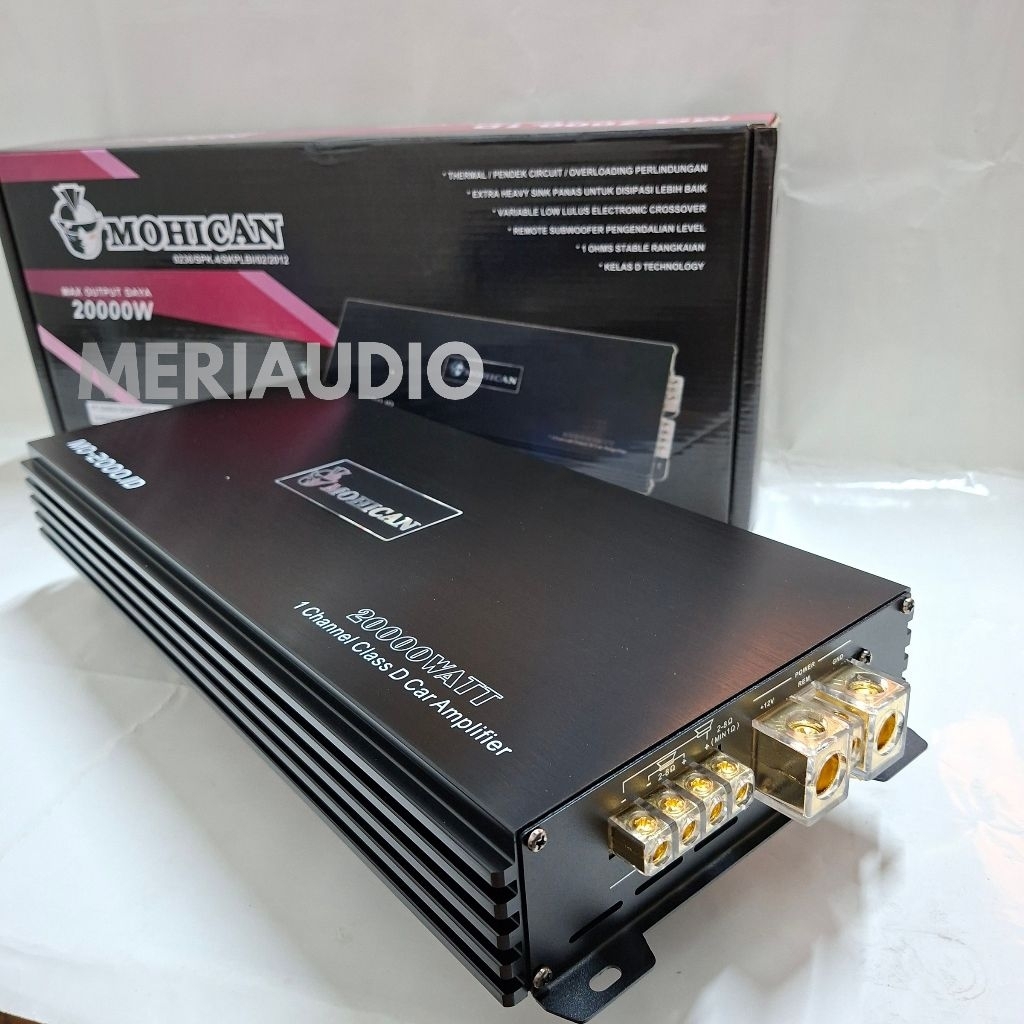 Power Monoblok Amplifier Class D Power MOHICAN MO 2000.1D