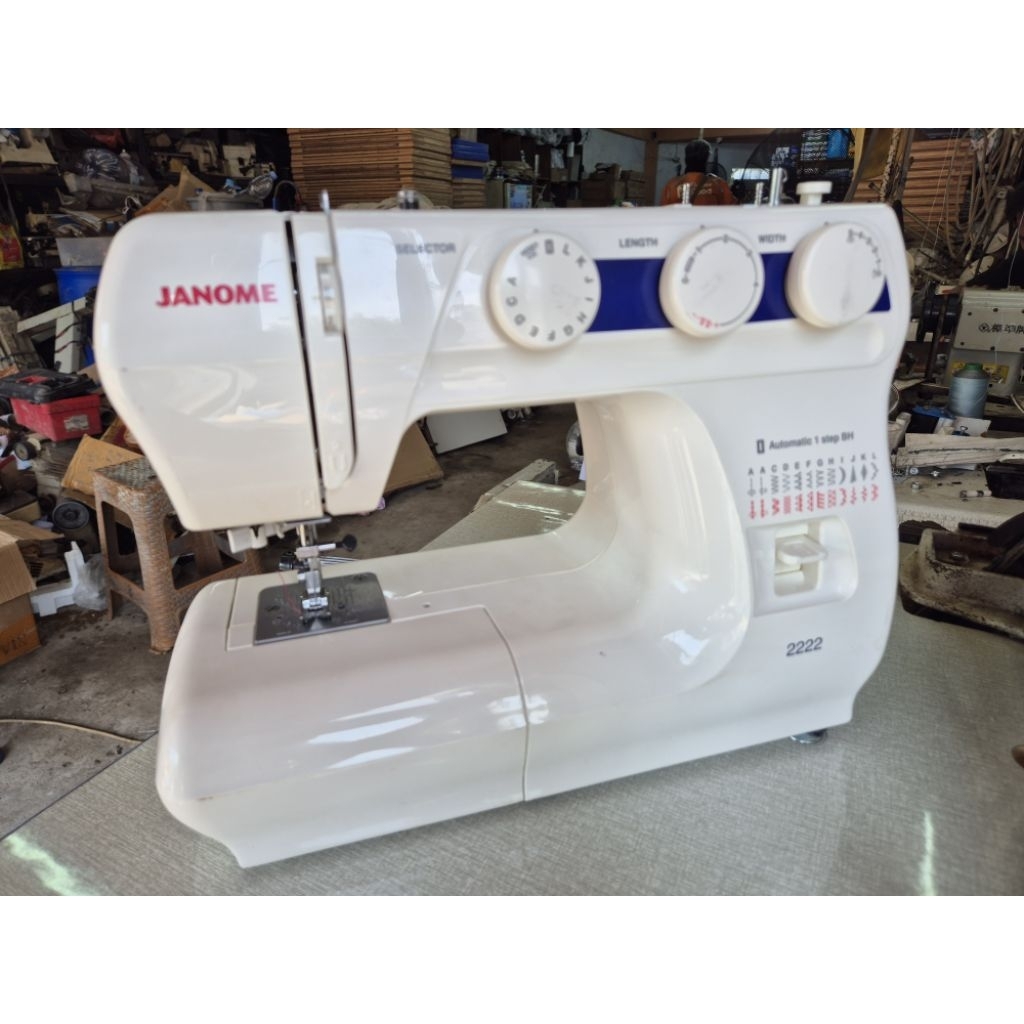 Mesin Jahit Portable Janome 2222 Multifungsi Second