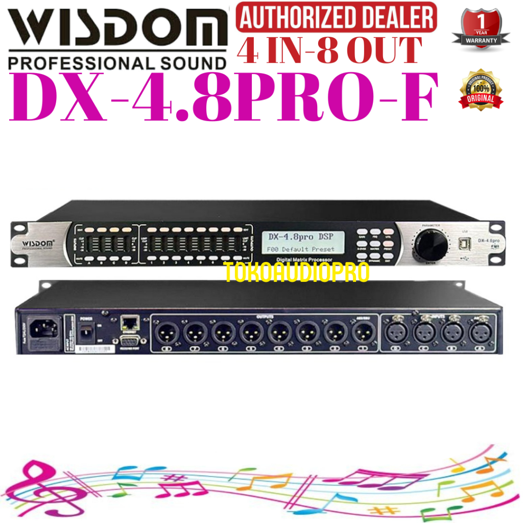 Wisdom DX4.8PRO FIR Speaker DLMS FIR Speaker Management Original Wisdom DX-4.8-PRO-FIR DX48Pro   DX-