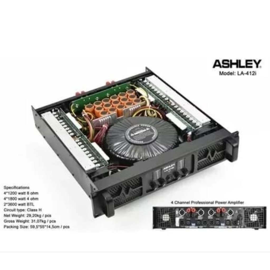 power amplifier Ashley LA 412i