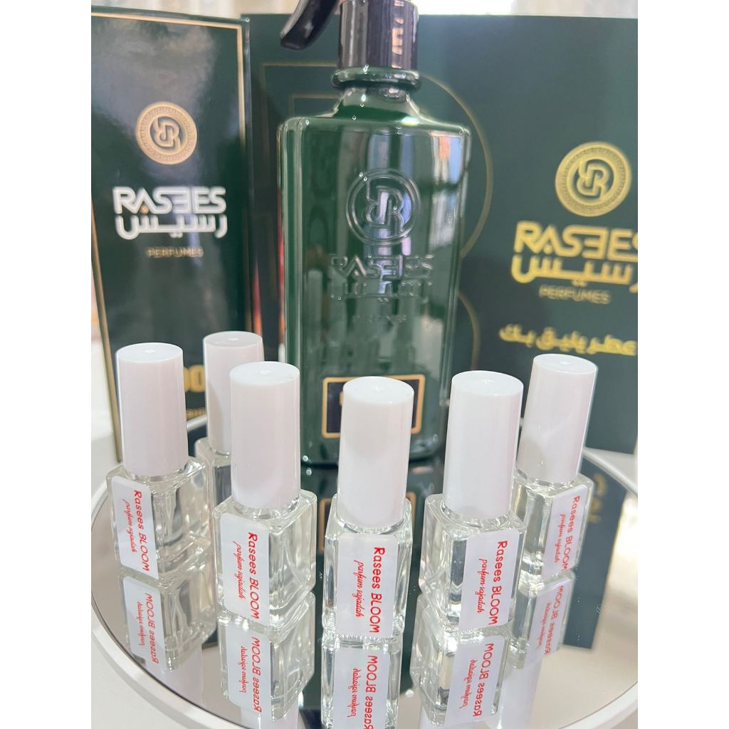 Decant Parfum Sajadah Rasees BLOOM 5ml – Wangi Rose | Parfum Ori Arab Tahan Lama