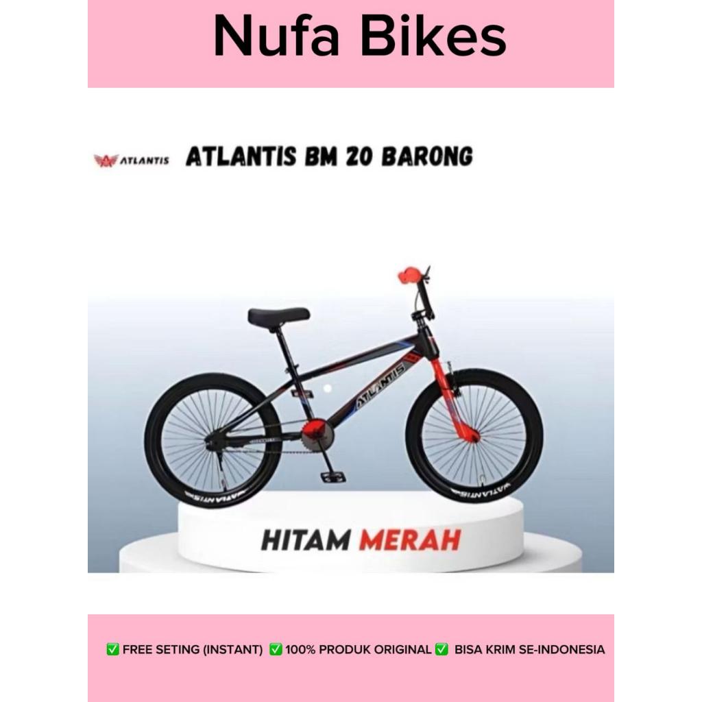 Sepeda Anak BMX 20 Inch ATLANTIS BARONG Ban Jumbo / Sepeda BMX Atlantis 20 Inch