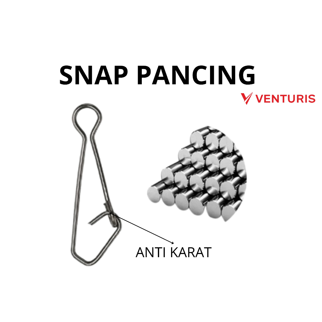 Snap Pancing Hooked Snap Konektor Pancing Snap pelampung pancing snap hook