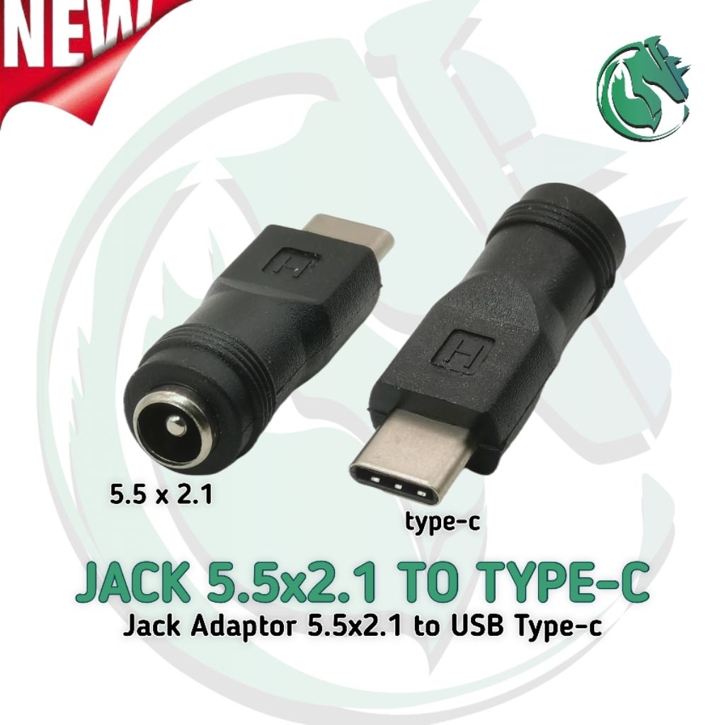 JACK CONVERTER ADAPTOR JACK DC 5.5x2.1mm TO USB TYPE-C