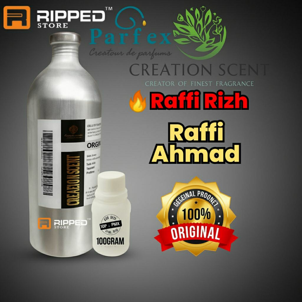 100ml Bibit Parfum Murni Raffi Rizh Raffi Ahmad Original Creation Scent Perfume