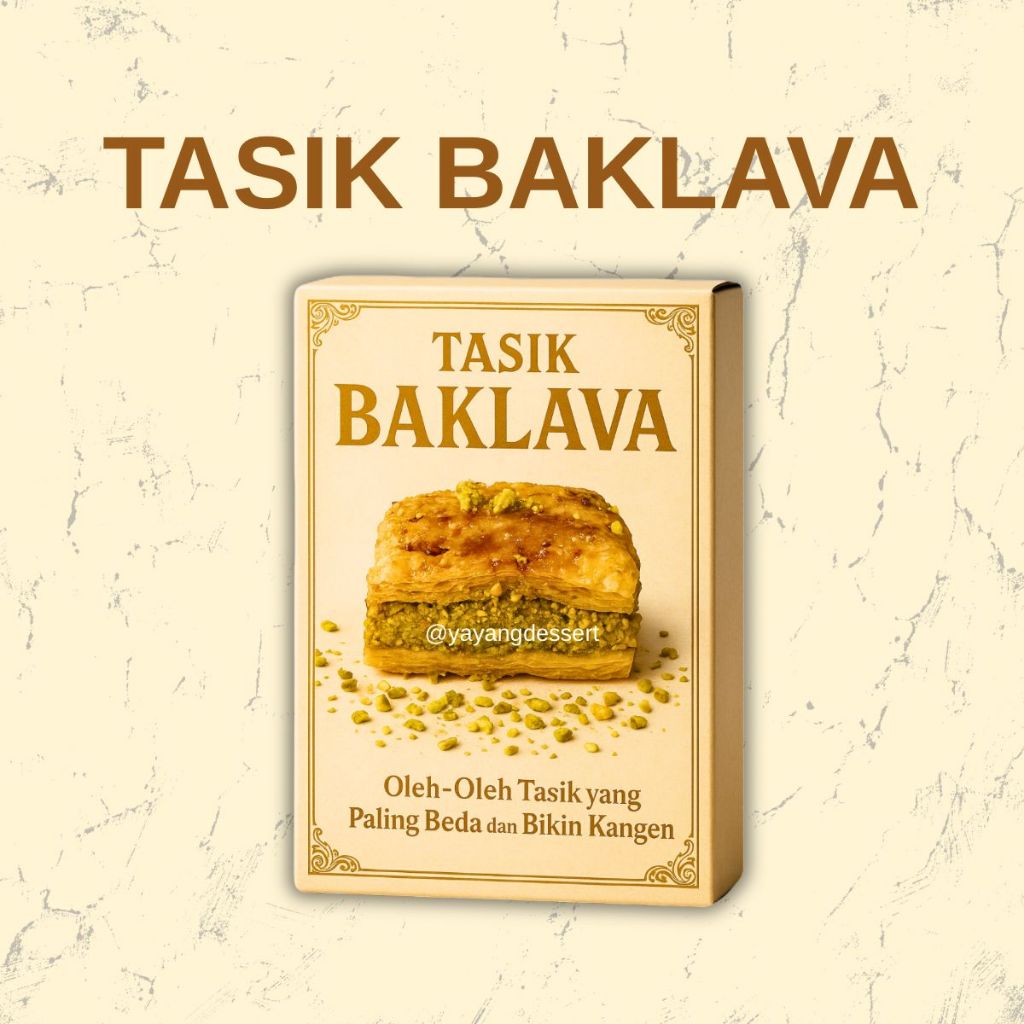 Tasik Baklava pistachio kunafa / kataifi oleh-oleh Tasikmalaya