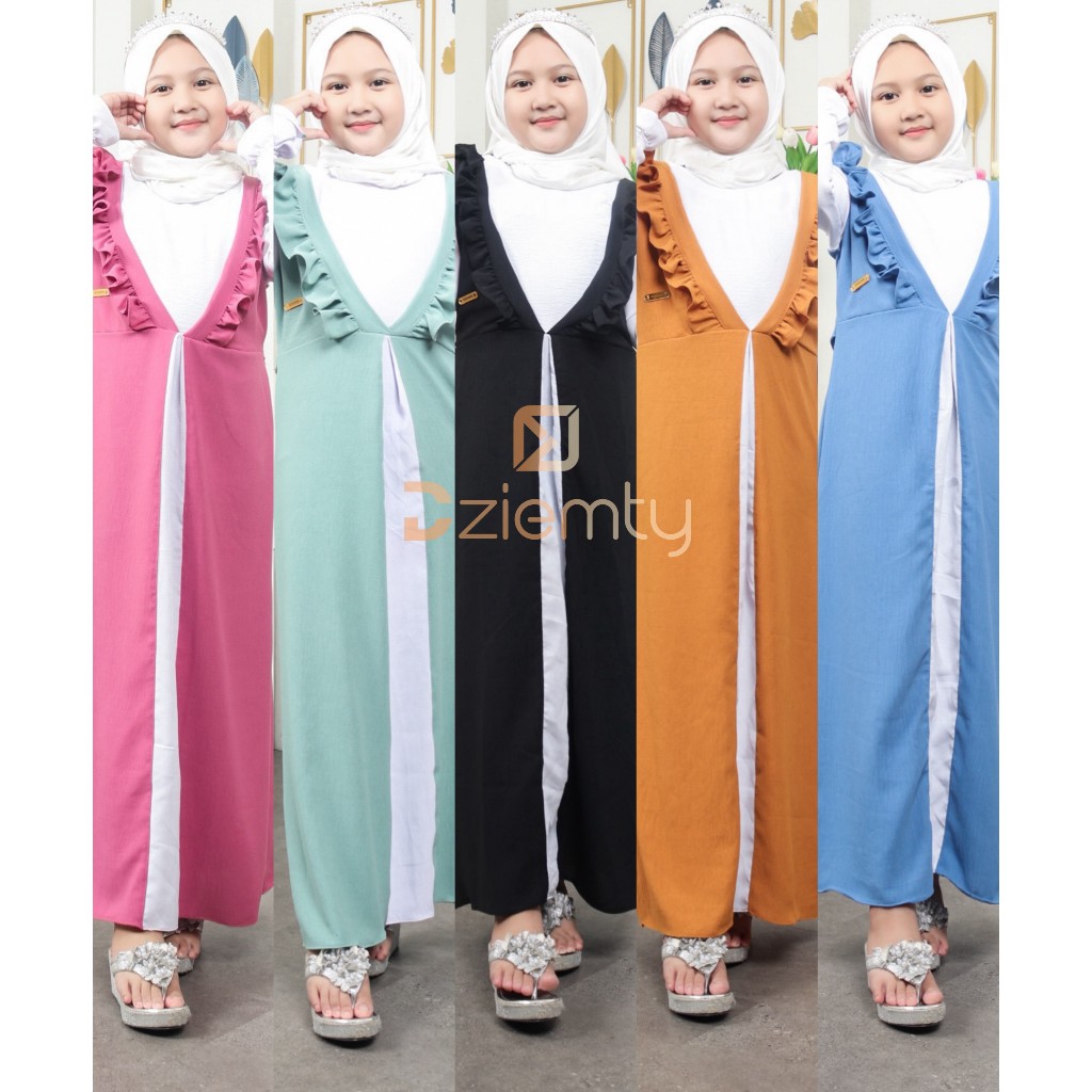 ADILA GAMIS ANAK UNTUK ANAK UMUR 5-14 TAHUN