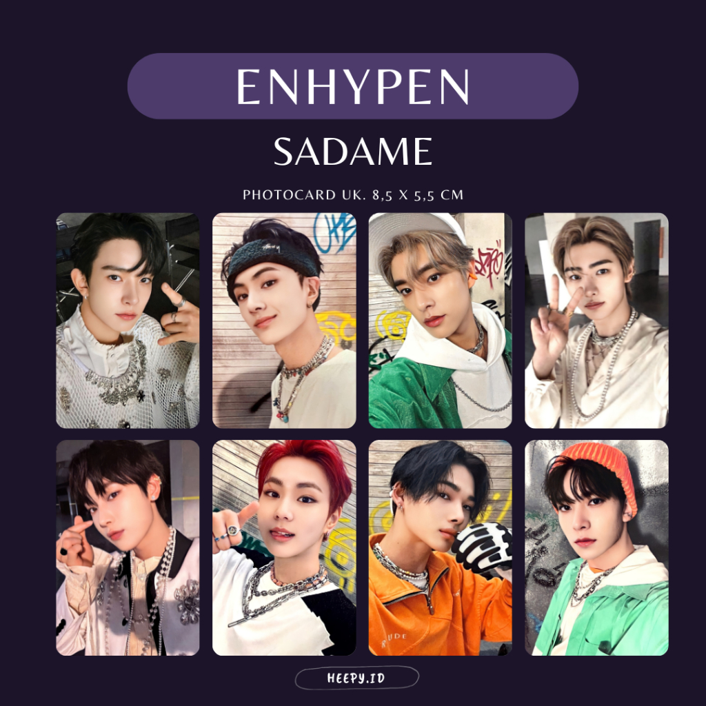 [EN] UNOFFICIAL PHOTOCARD ENHYPEN SADAME
