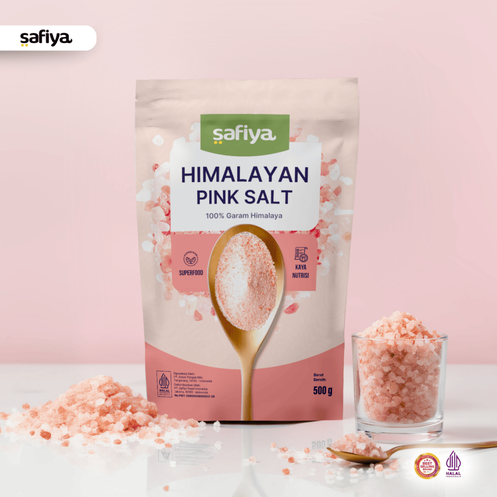 Safiya Garam Himalaya 500 Gram Pink Himalayan Salt Original Premium