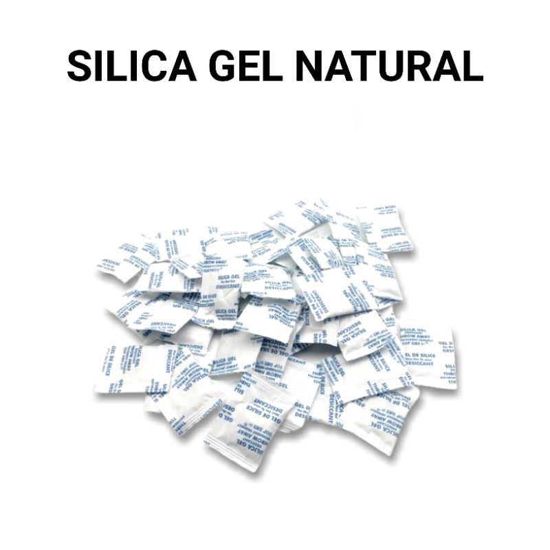 Silica Gel Natural / Silica Gel Alami / Silica Gel Food Grade / Penyerap Air / Pengering Sepatu / Si