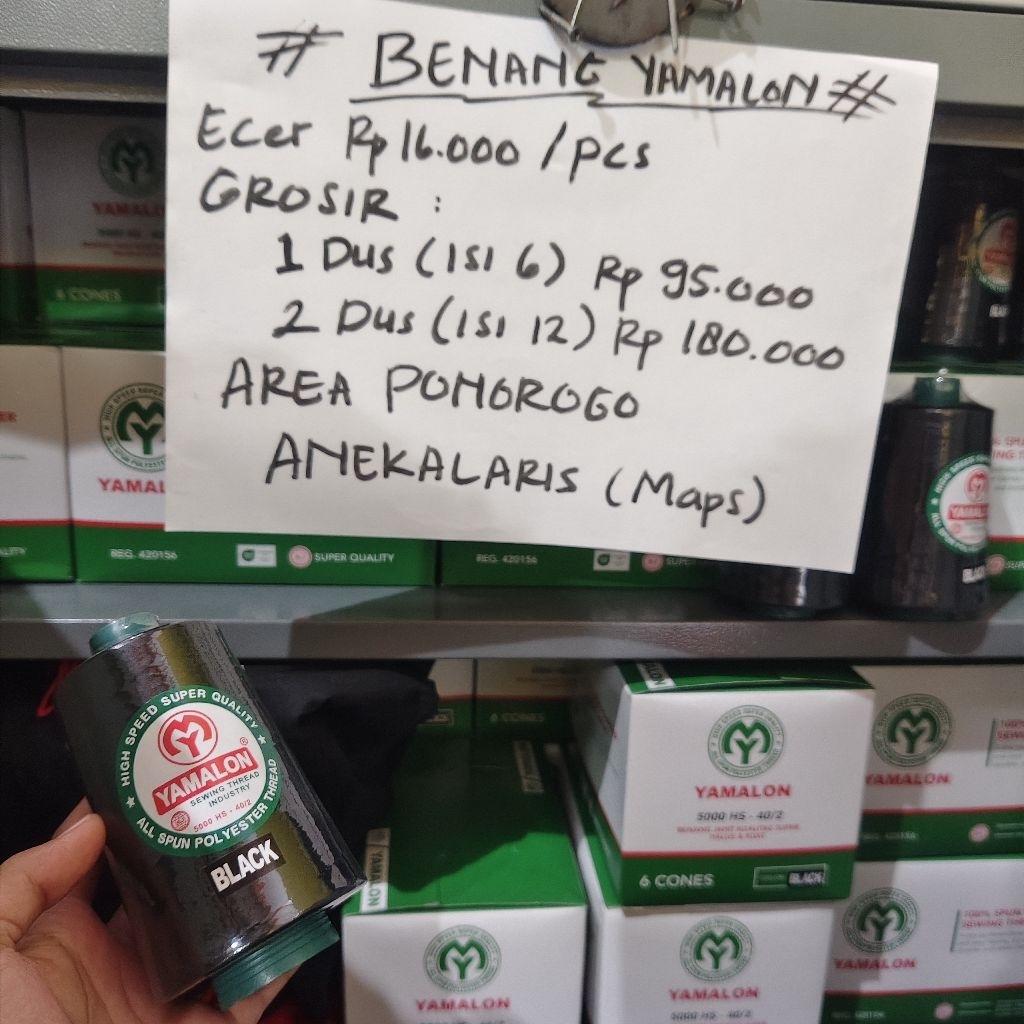 BENANG YAMALON HITAM 5000 YARD