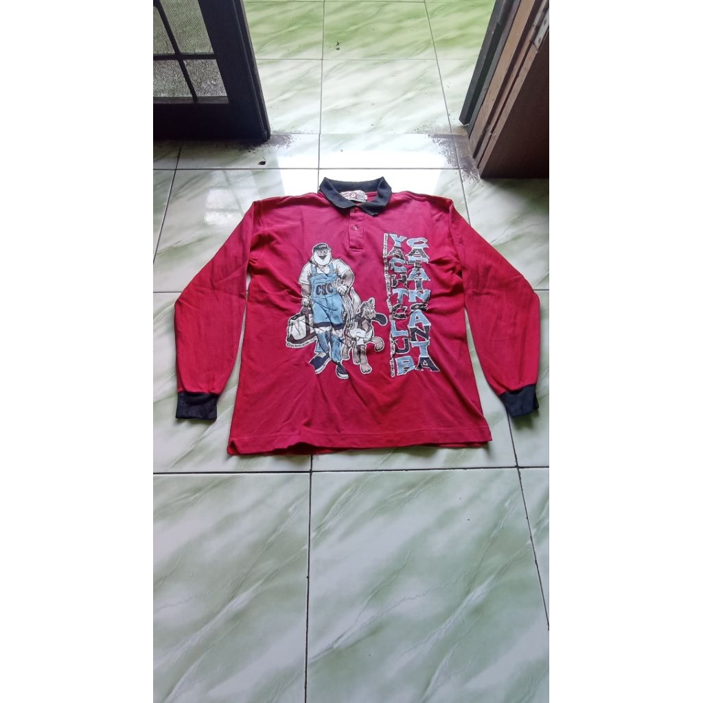 Polo shirt longsleeve vintage - Captain Santa