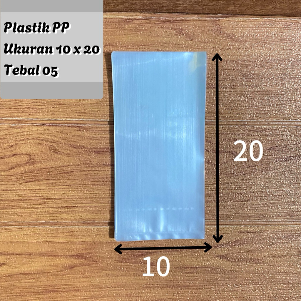 Plastik PP Ukuran 10X20 Tebal 05