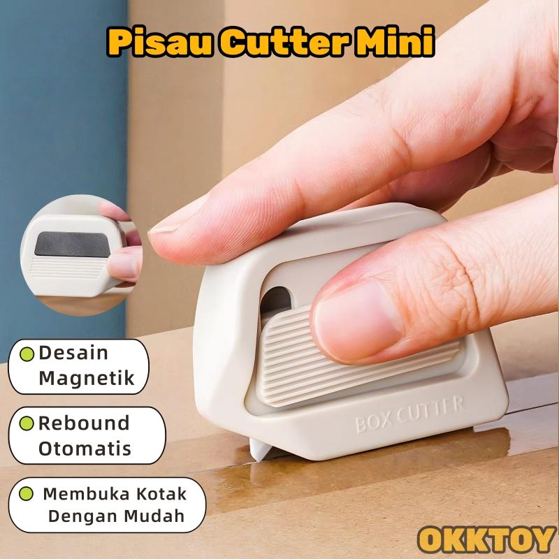 Pemotong Kertas Mini Magnetik/Pemotong Kertas/Pemotong Kertas Portabel/Penting Untuk Membongkar Pake