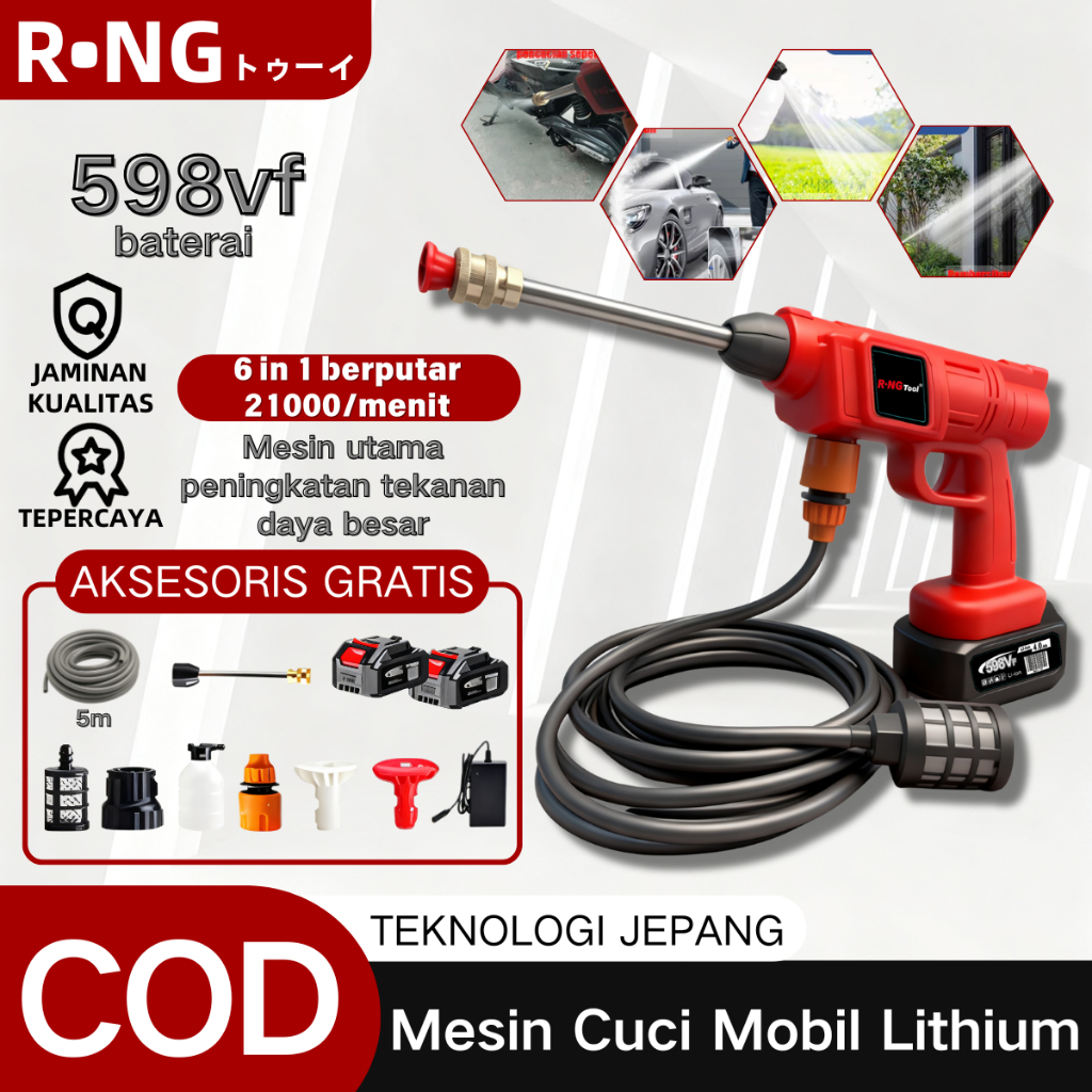 100bar alat cuci motor portable alat semprot cuci motor semprotan cuci motor mesin cuci mobil