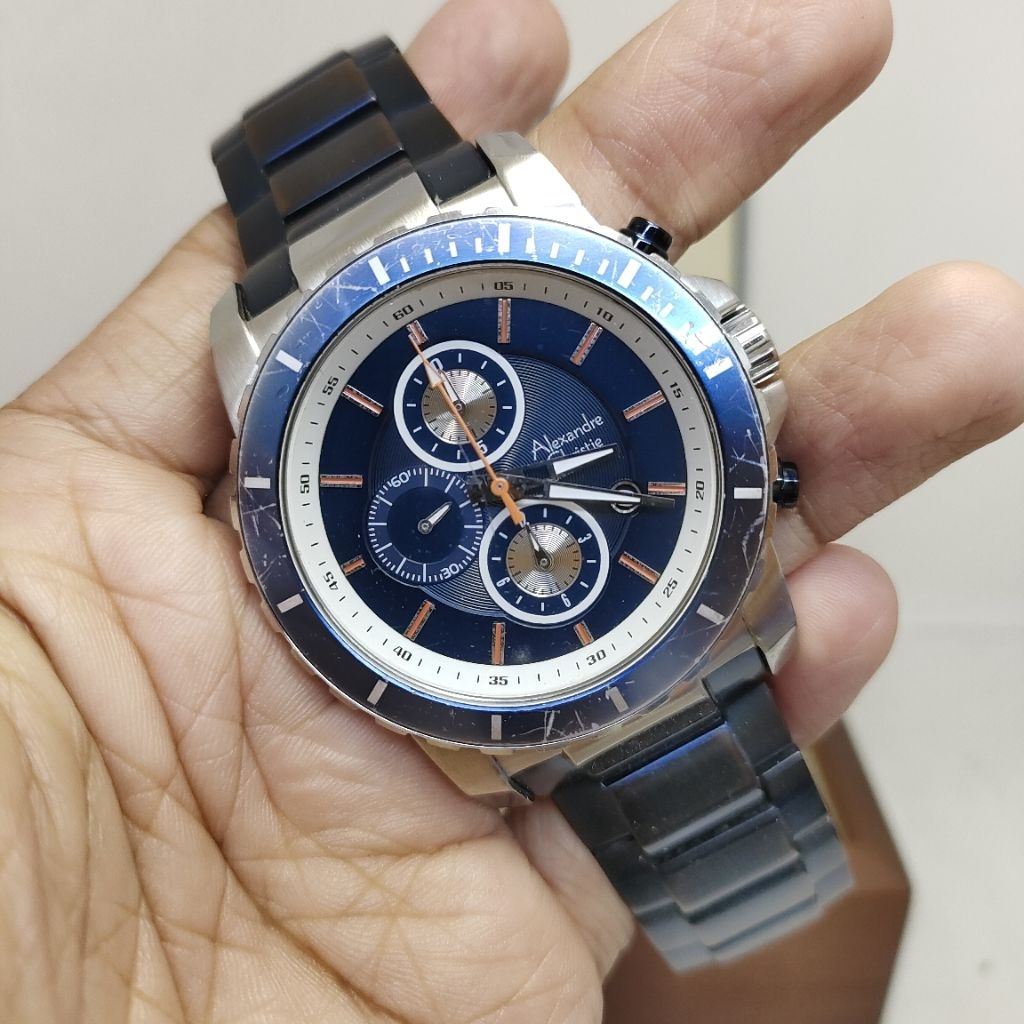 Alexandre Christie second cowo tipe 6141MC Blue Ice
