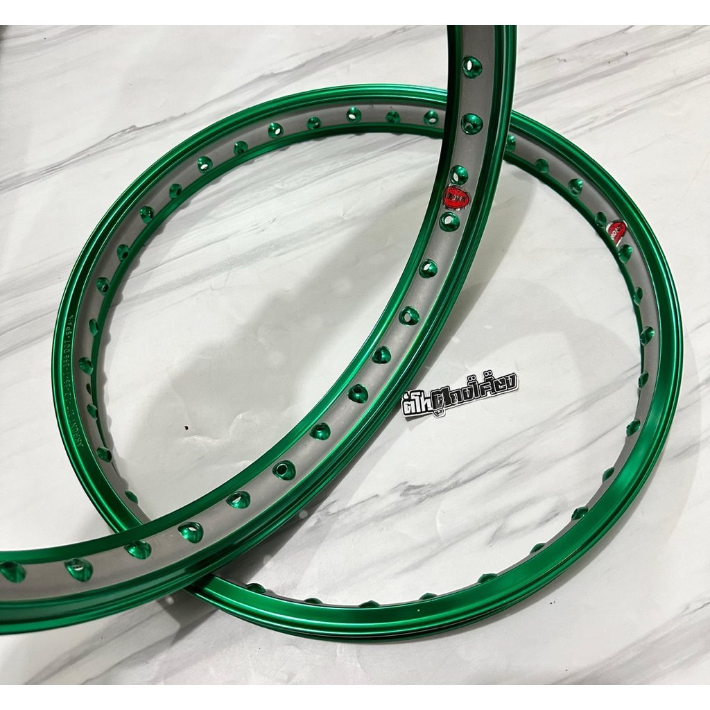 Ring Velg akront twotone hijau R17 120-120