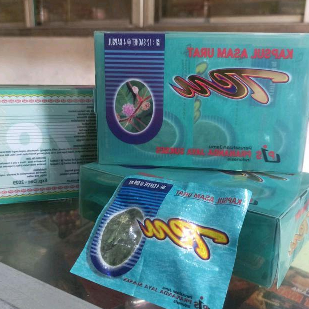 Kapsull AsamUrat SiTCU Herbal Isi 12 Sachet stecusteTCUstelancek steak