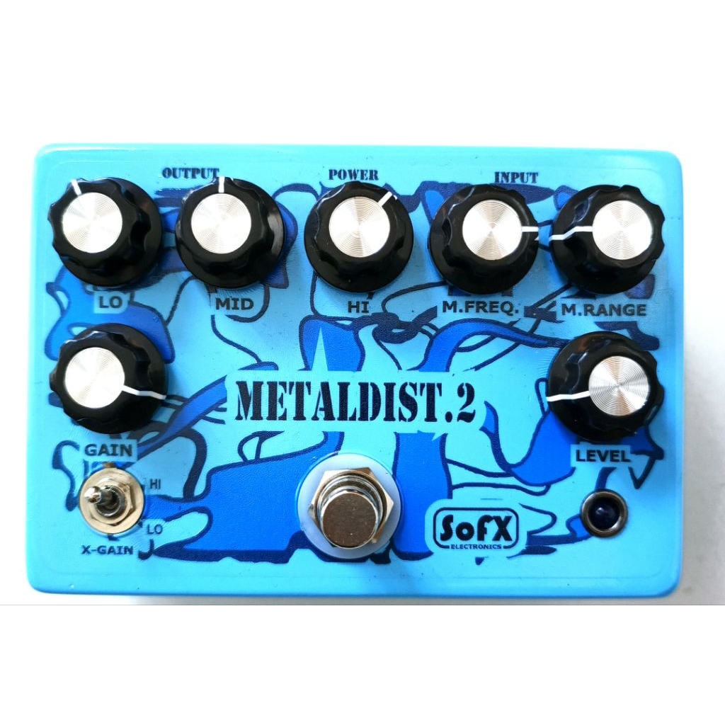 EFEK PEDAL GITAR CLONE CLONING BOSS METAL ZONE MT2 100% BARU