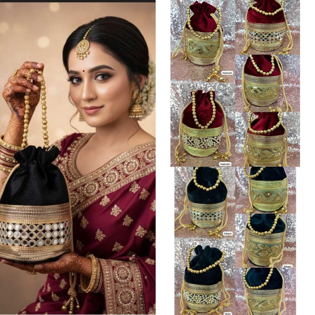 Tas india serut/tas pesta india/tas pesta cantik B75