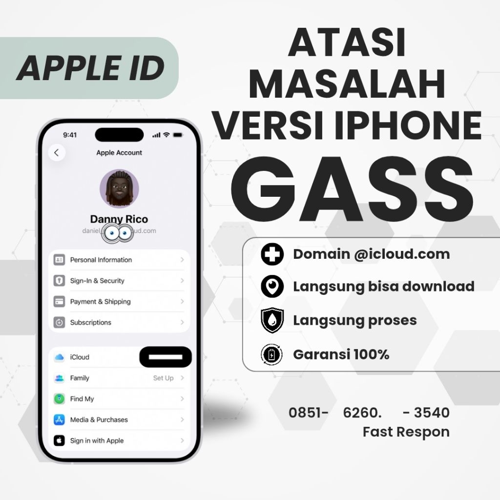 apple id i phone domain icloud