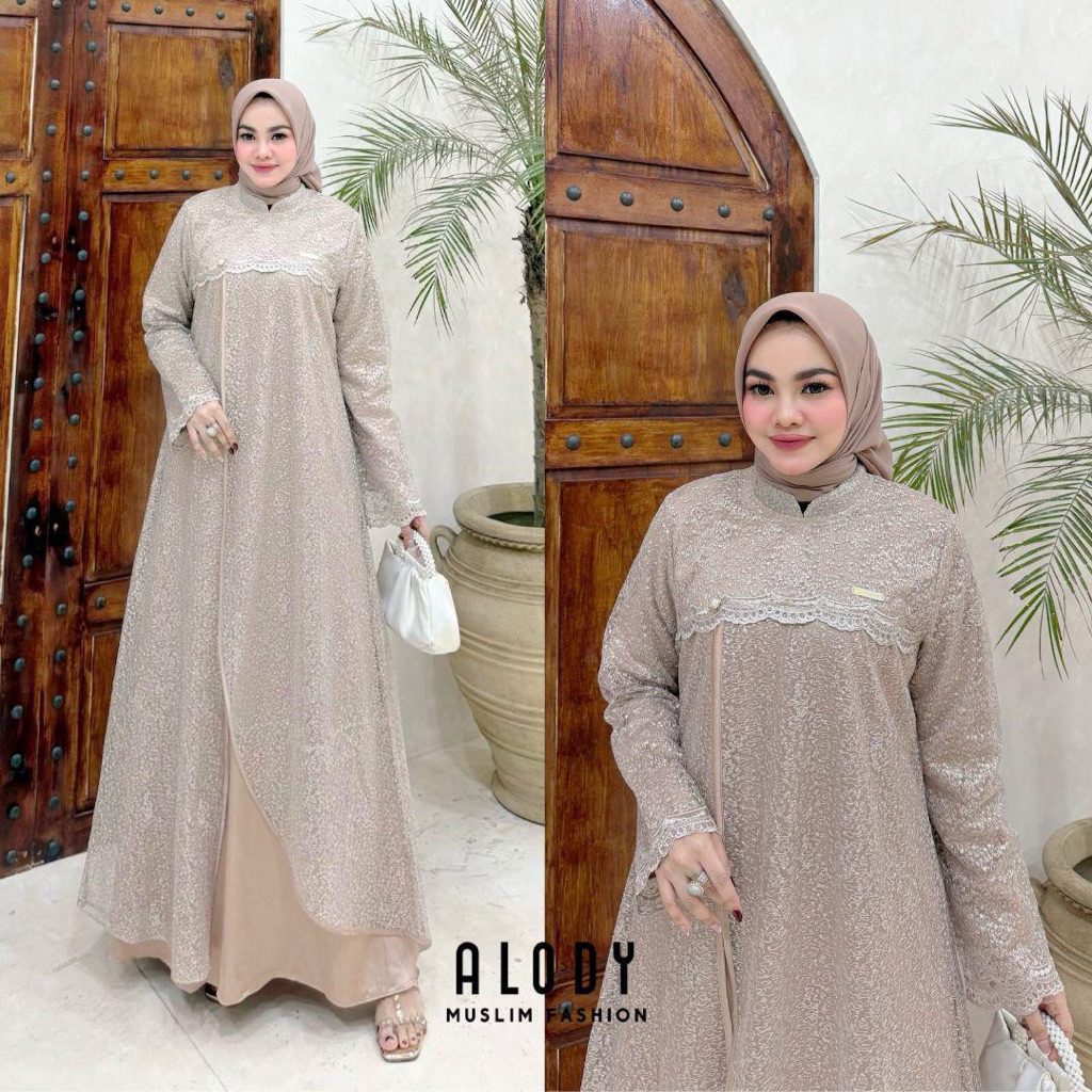 Gamis alody naomi dress / Naomi dress alody / alody dress / gamis alody