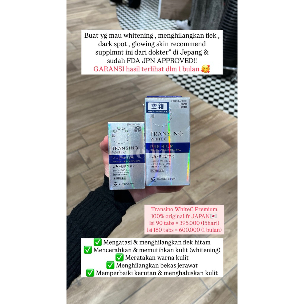Transino WhiteC Premium Japan || 100% ORIGINAL JEPANG