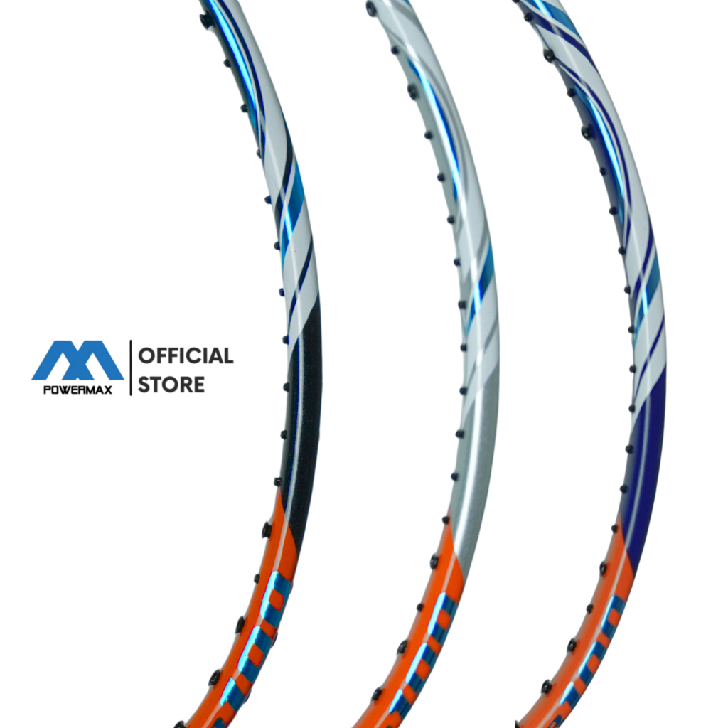 HOT PRODUCT POWERMAX Raket Badminton Hector 100 Full Carbon Frame Bulutangkis Ringan 5U 36 Lbs Flex