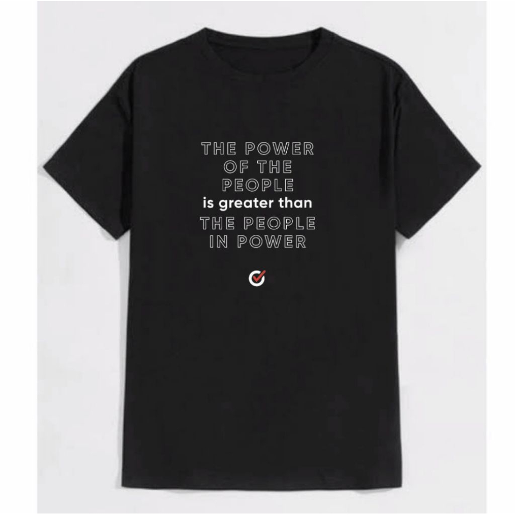 Kaos 'the power of the people is greater than the people in power''