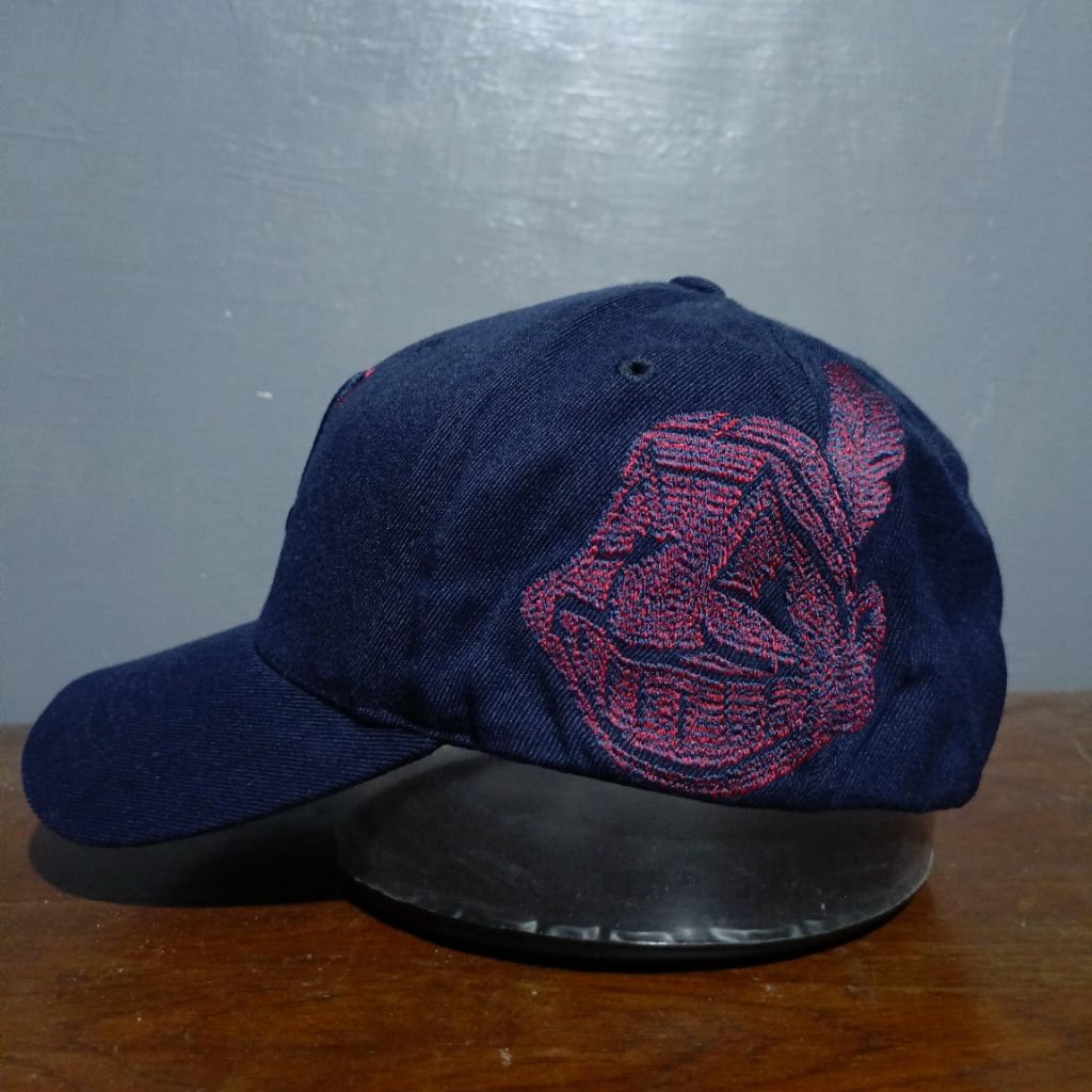 Topi Rare MLB Cleveland Indians Baseball Second Cap Bisbol Logo I Cepot