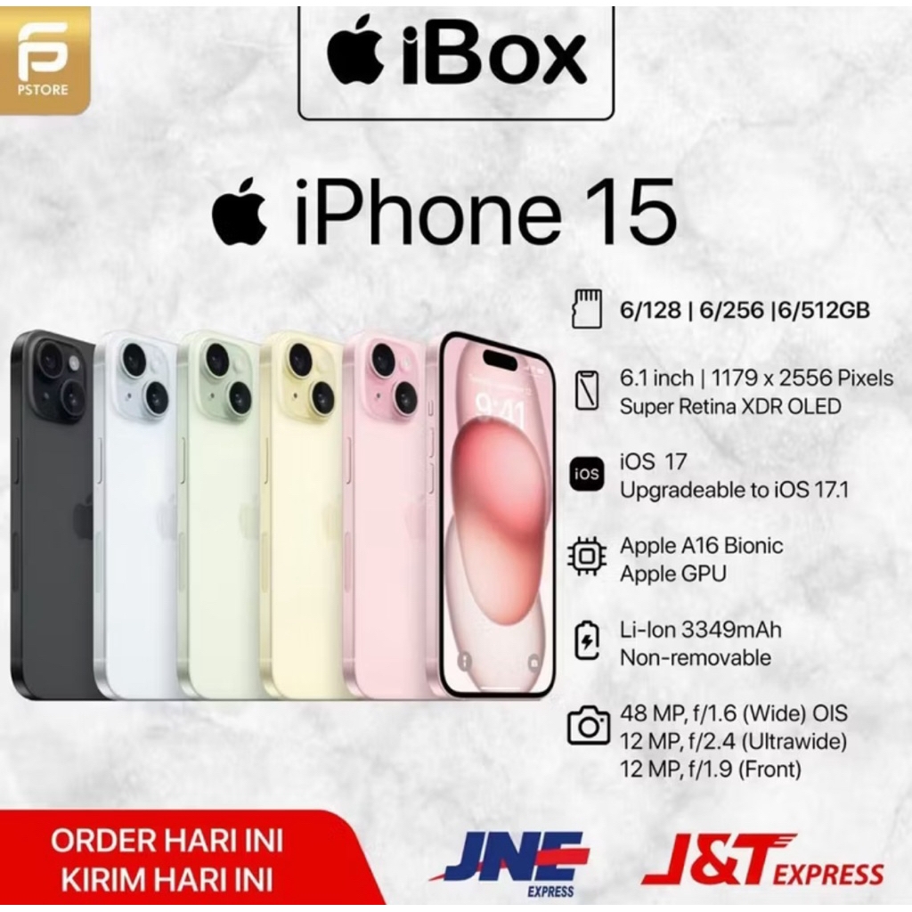 IPHONE 15 NEW IBOX