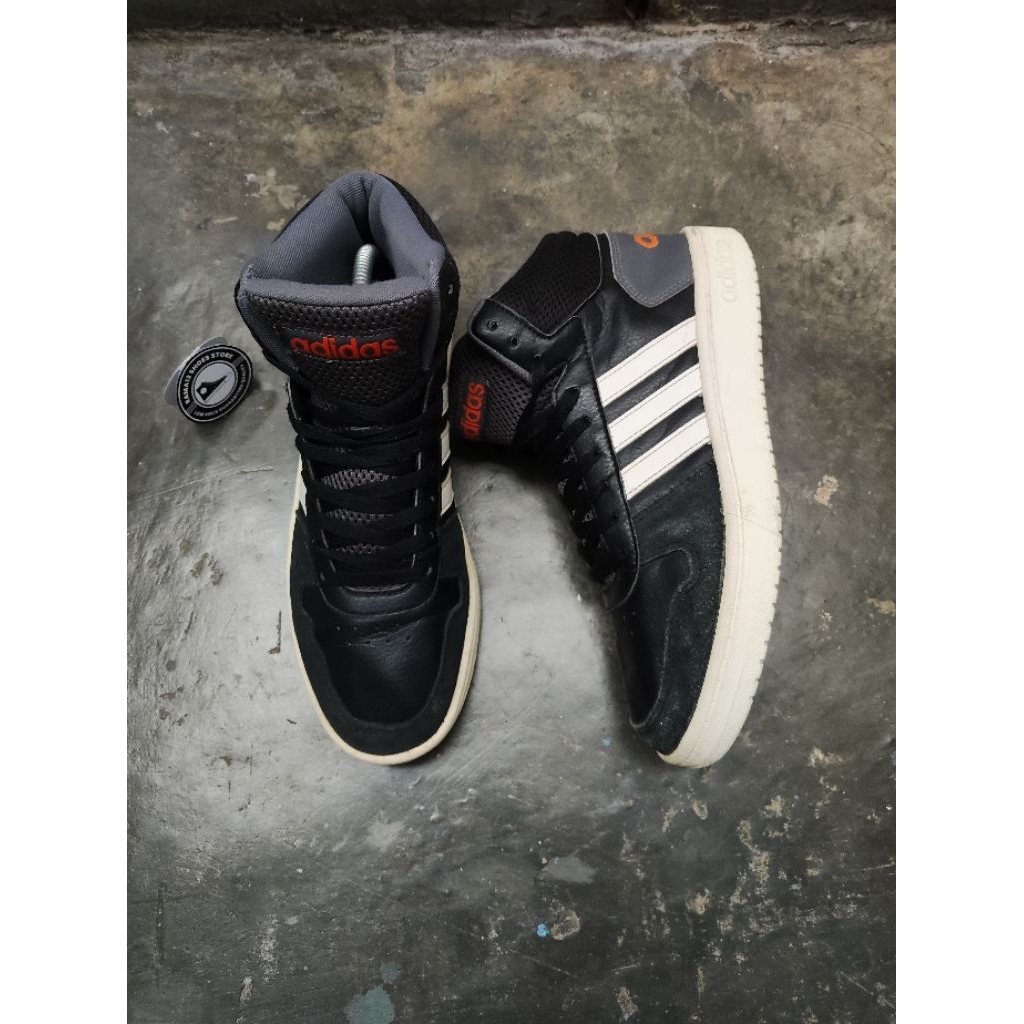 Sepatu Second Adidas Neo Game High Leather Ki