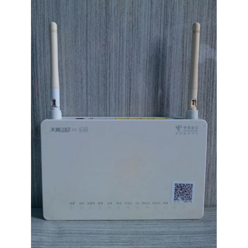 Router WiFi Bekas ZTE F450 Dual Antena 2.4GHz – Sinyal Kuat & Stabil | Bisa Access Point / Repeater 