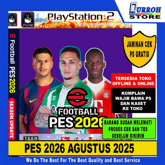 Kaset PS 2 / Playstation 2 PES 2026 PS2