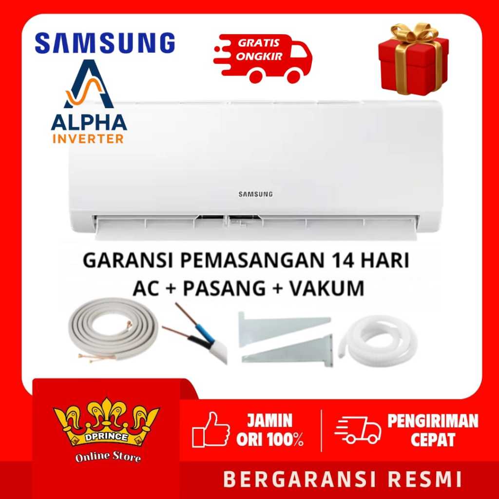 SAMSUNG AC AR09AYHLAWKNSE AC SPLIT 1 PK ALPHA INVERTER