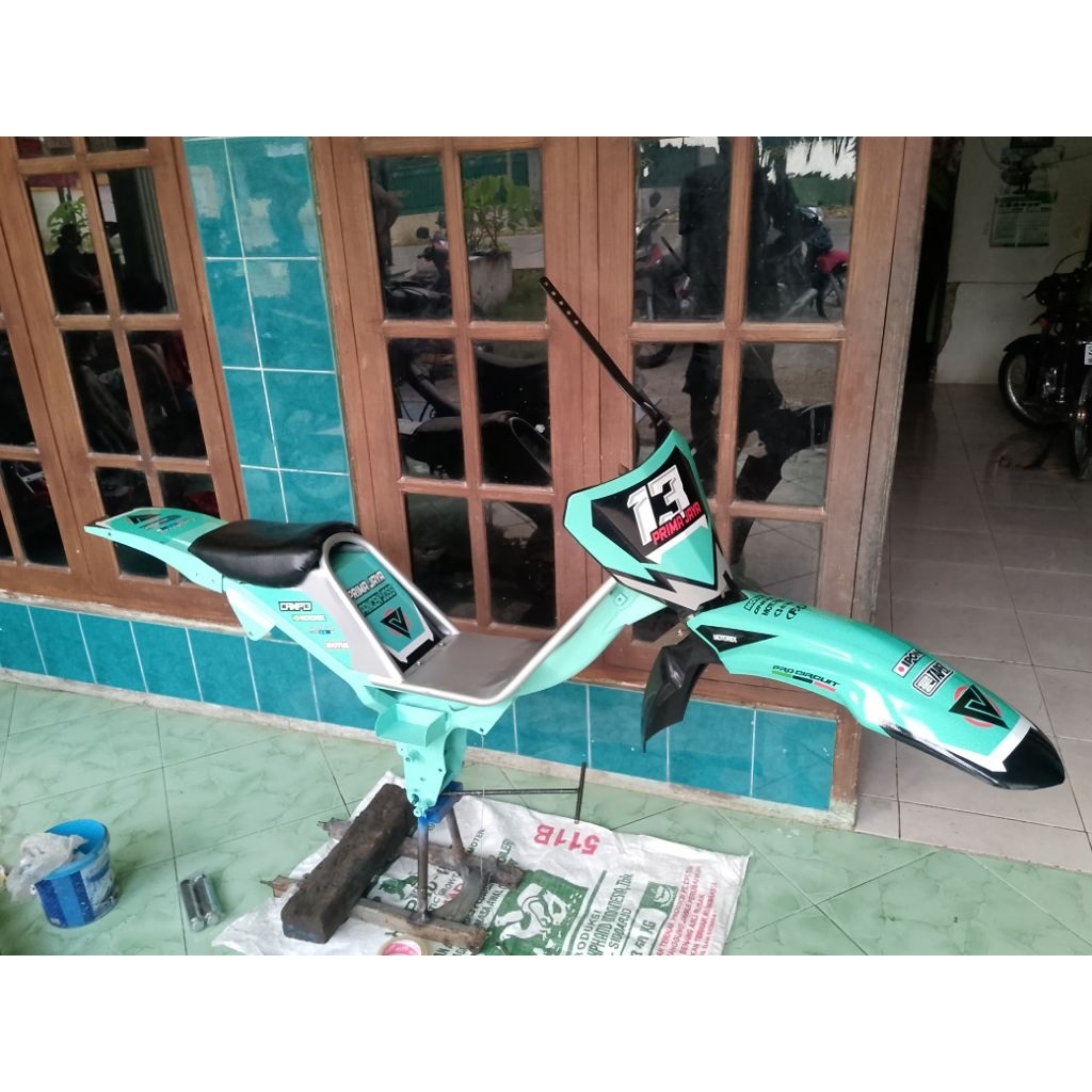 rangka set ojek gabah PNP mesin Supra 125 dan Karisma (KPH)