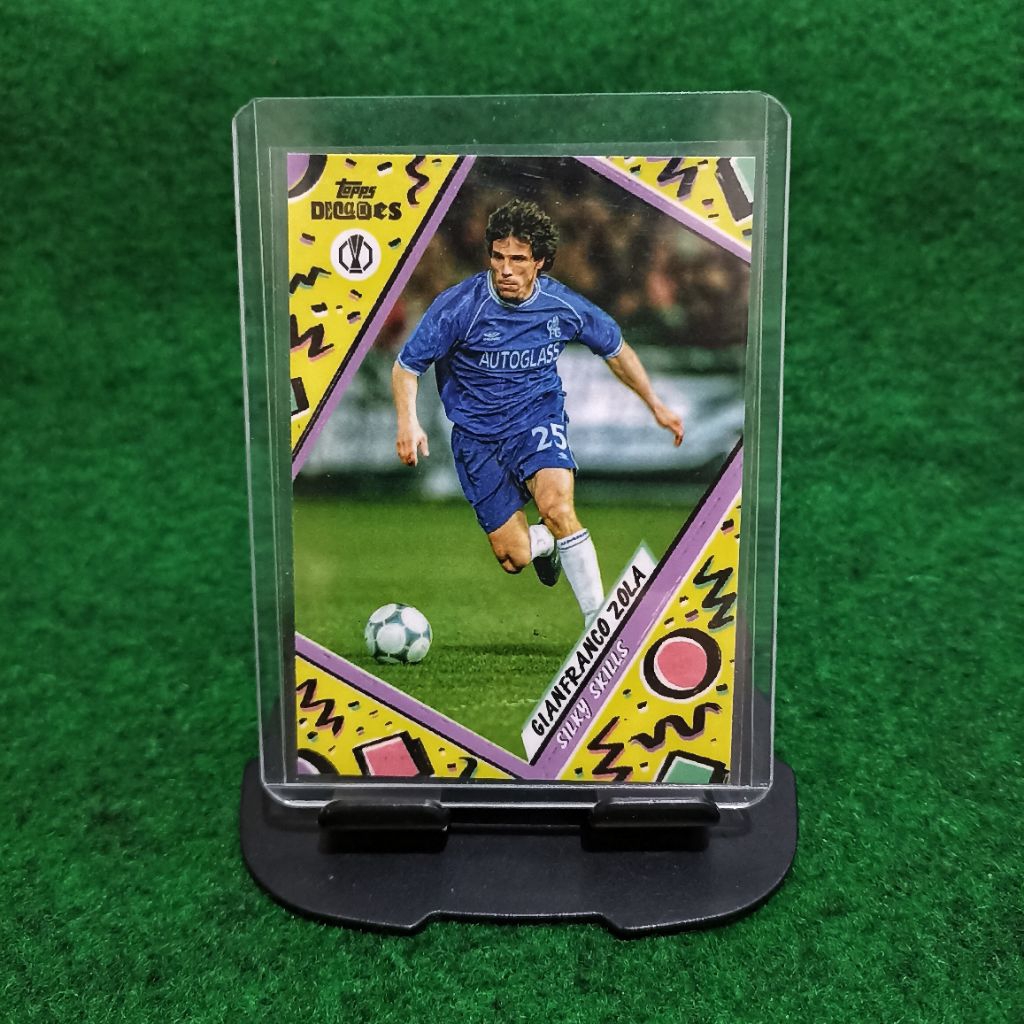 KARTU BOLA GIANFRANCO ZOLA SILKY SKILLS CHELSEA TOPPS DECADES 2024